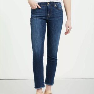 NWT 7 For All Mankind B(Air) Authentic Roxanne Ankle Slim Cigarette Jean